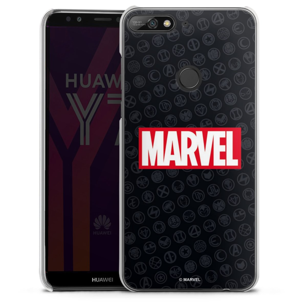 Marvel Logo Black Red 