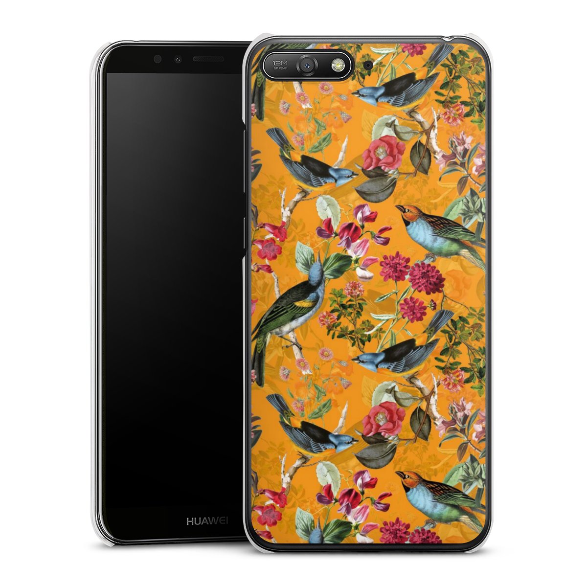 Vogels Bloemen Behang