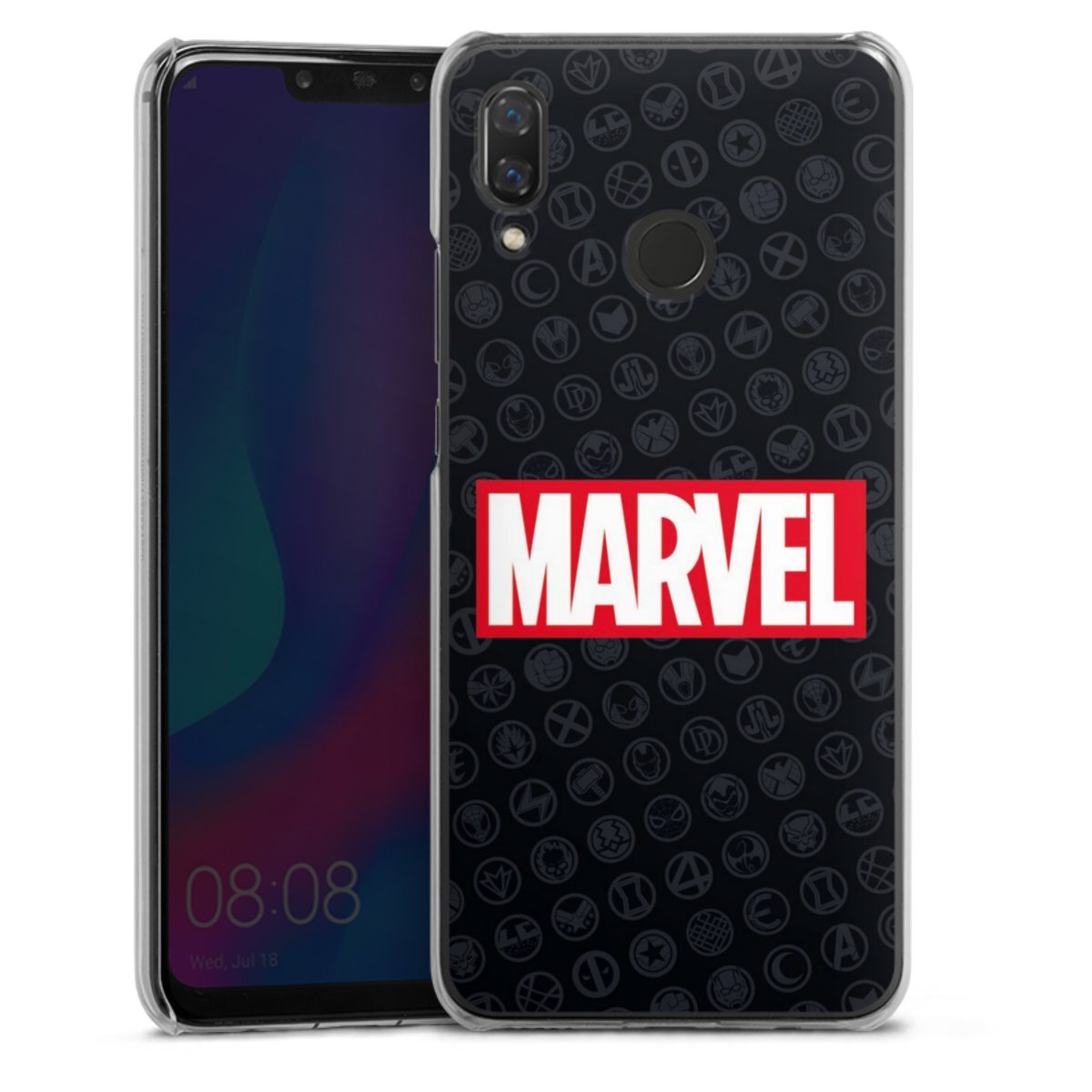 Marvel Logo Black Red 