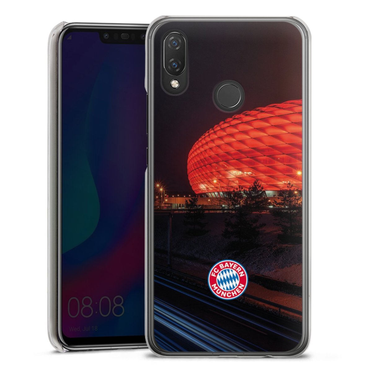 Allianz Arena bei Nacht FCB