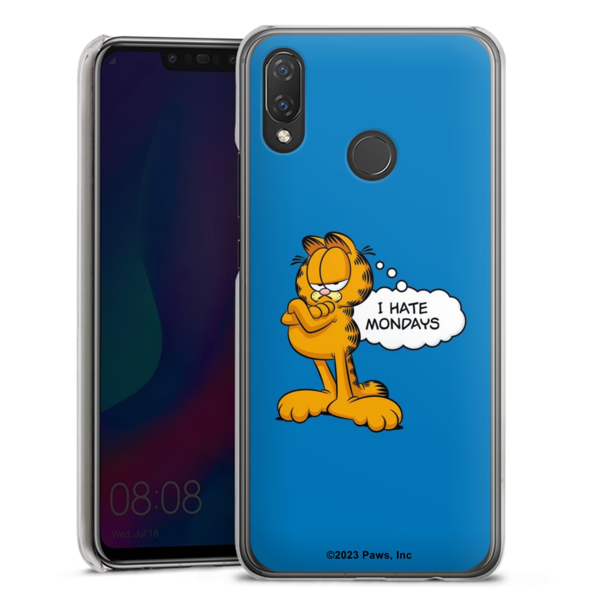 Garfield Ik haat maandagen blauw