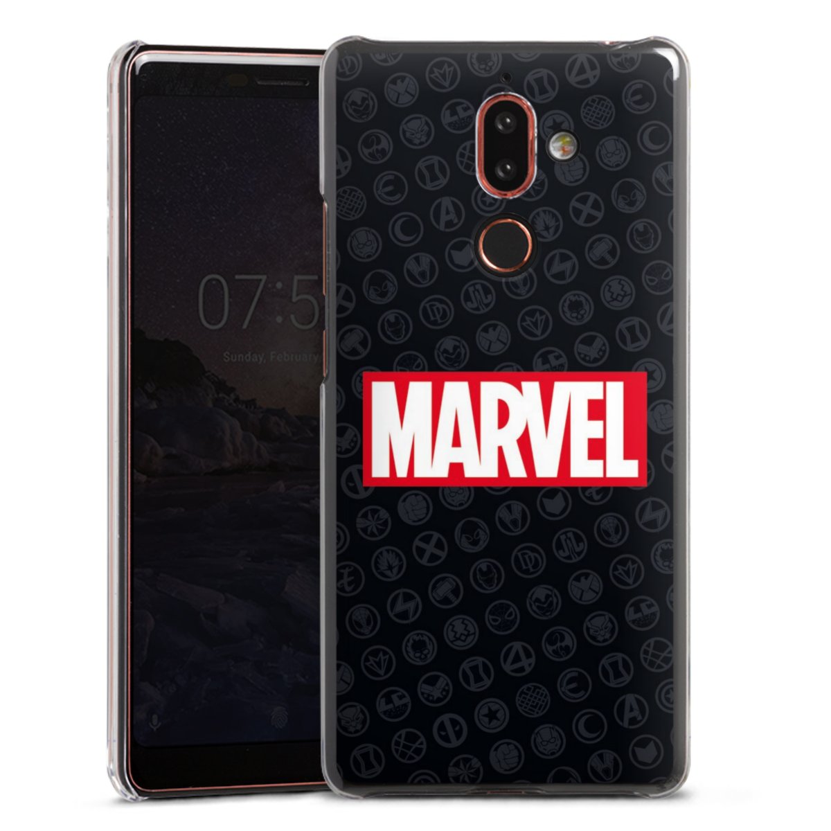 Marvel Logo Black Red 