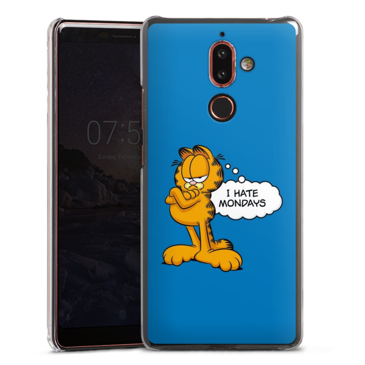 Garfield Ik haat maandagen blauw