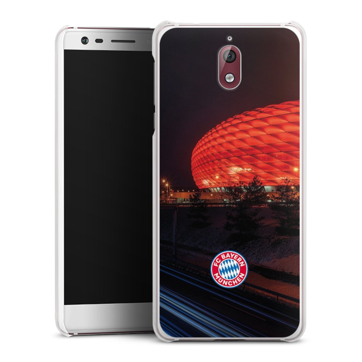 Allianz Arena bei Nacht FCB