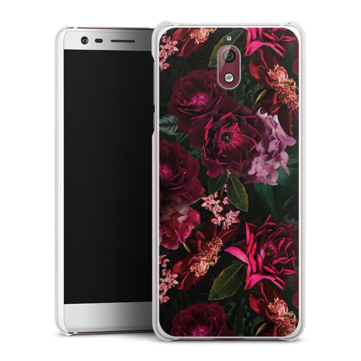 Fiori rosso scuro e rosa