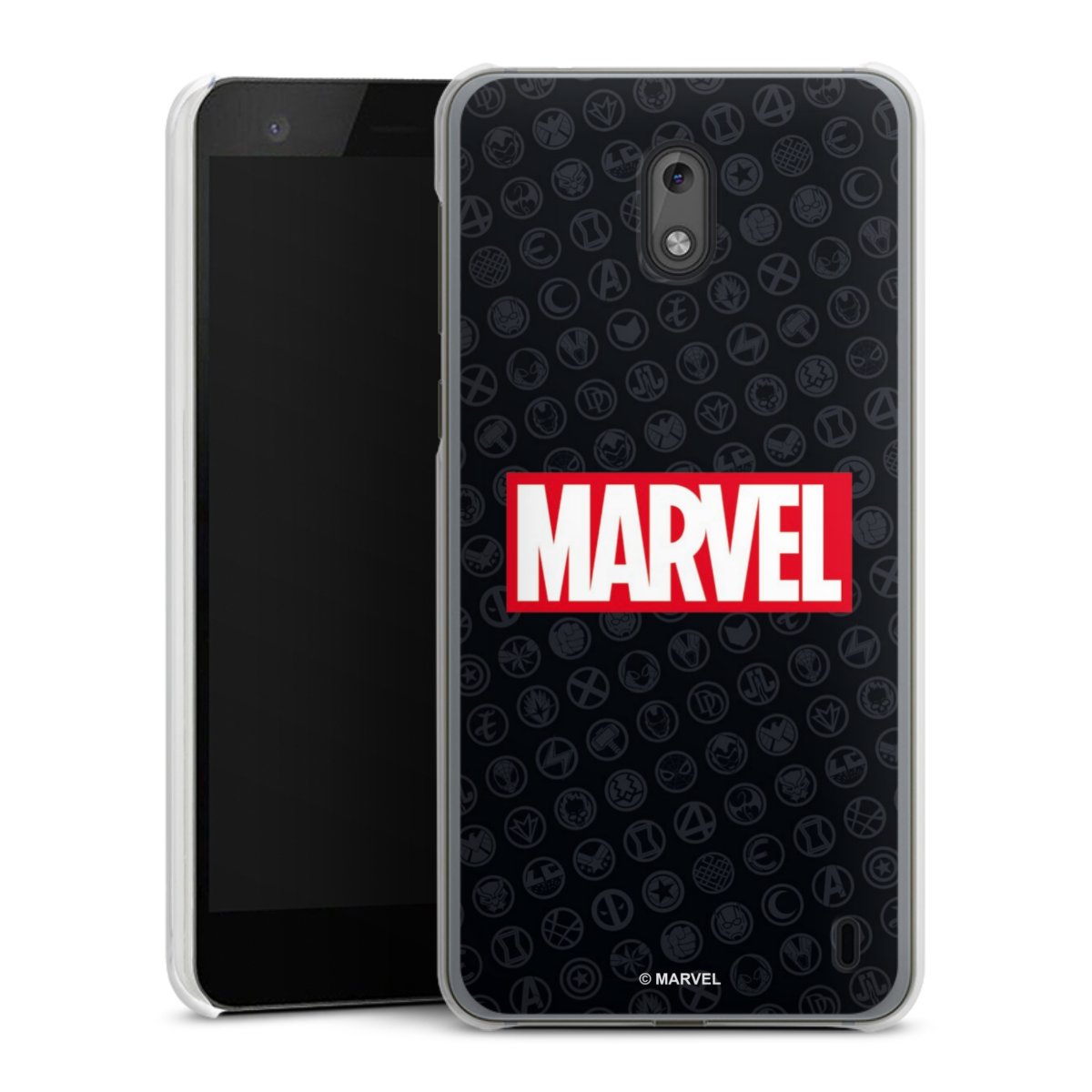 Marvel Logo Black Red 