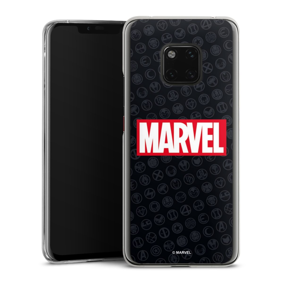 Marvel Logo Black Red 