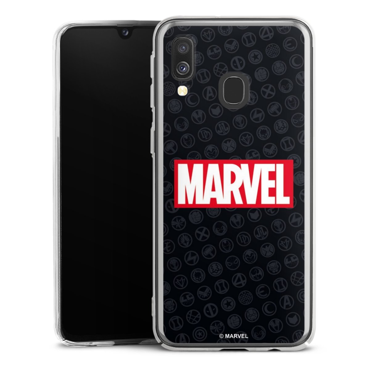 Marvel Logo Black Red 