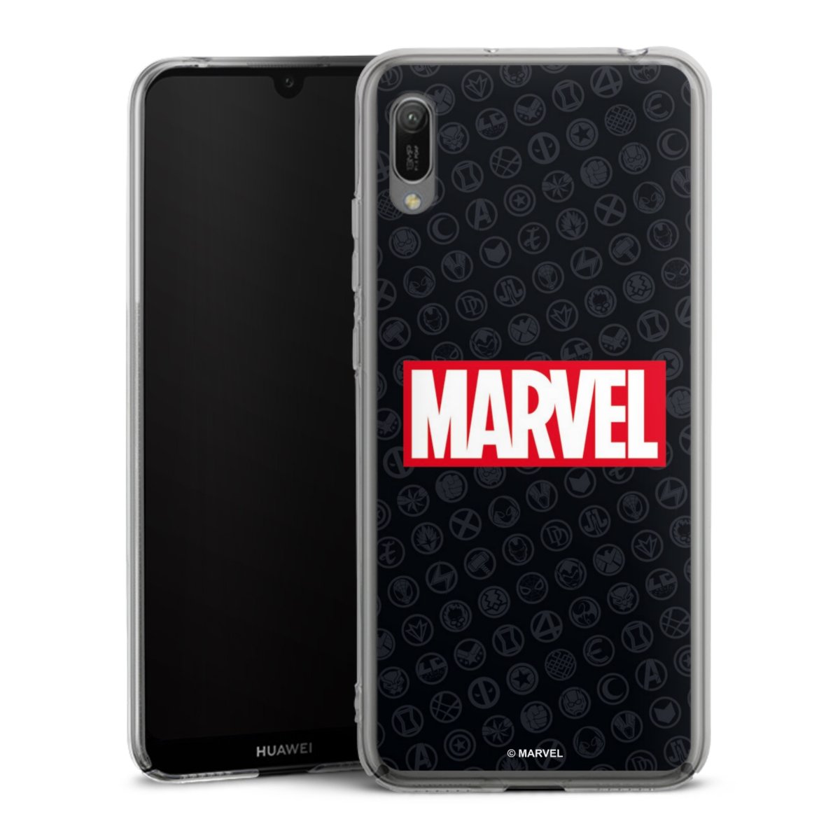 Marvel Logo Black Red 