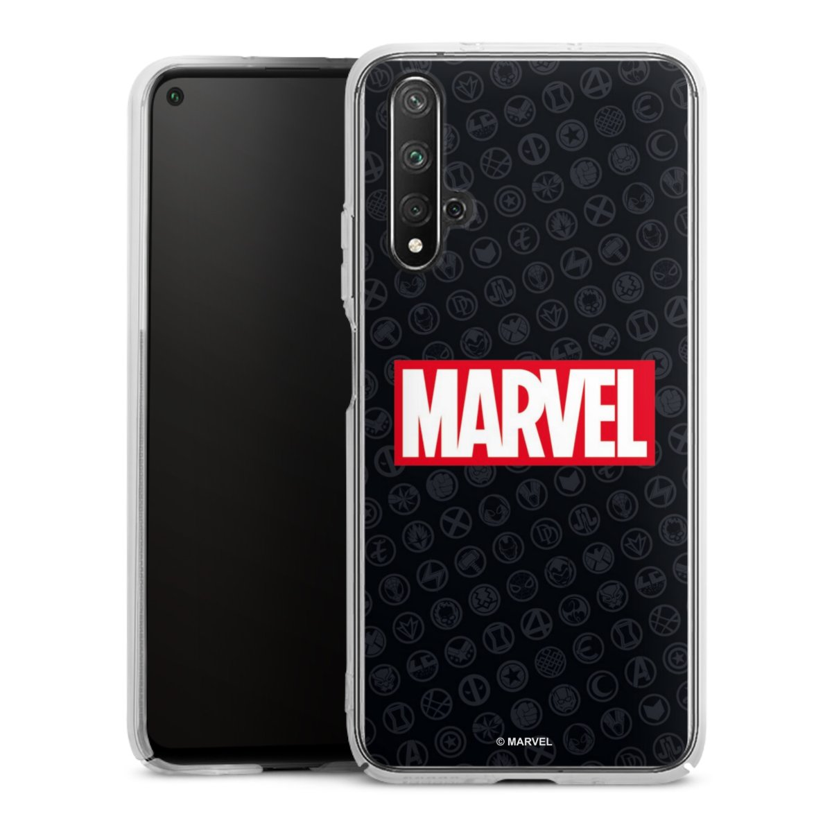 Marvel Logo Black Red 