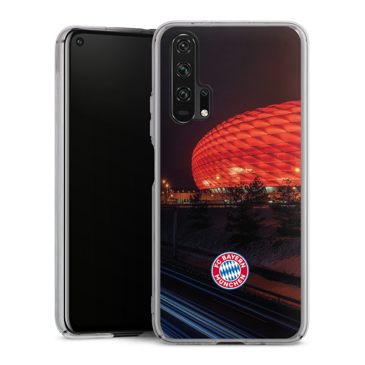 Allianz Arena bei Nacht FCB