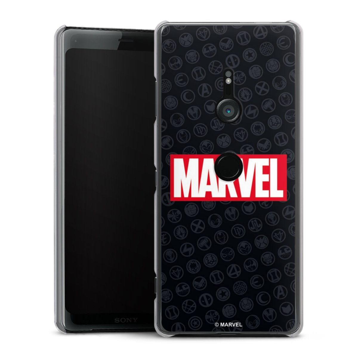 Marvel Logo Black Red 