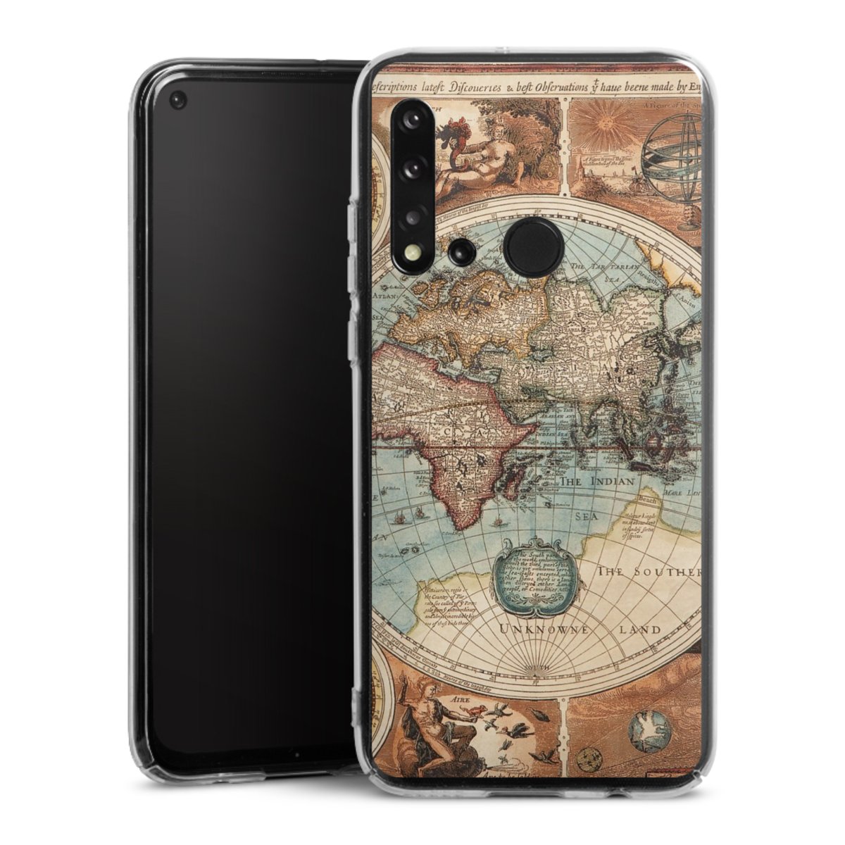 Mappa del mondo vintage