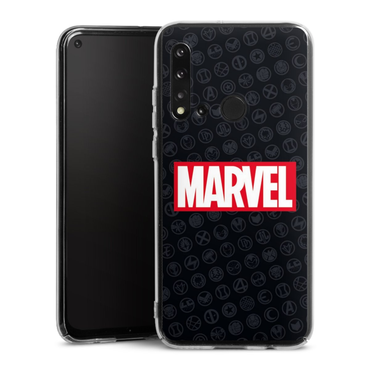 Marvel Logo Black Red 