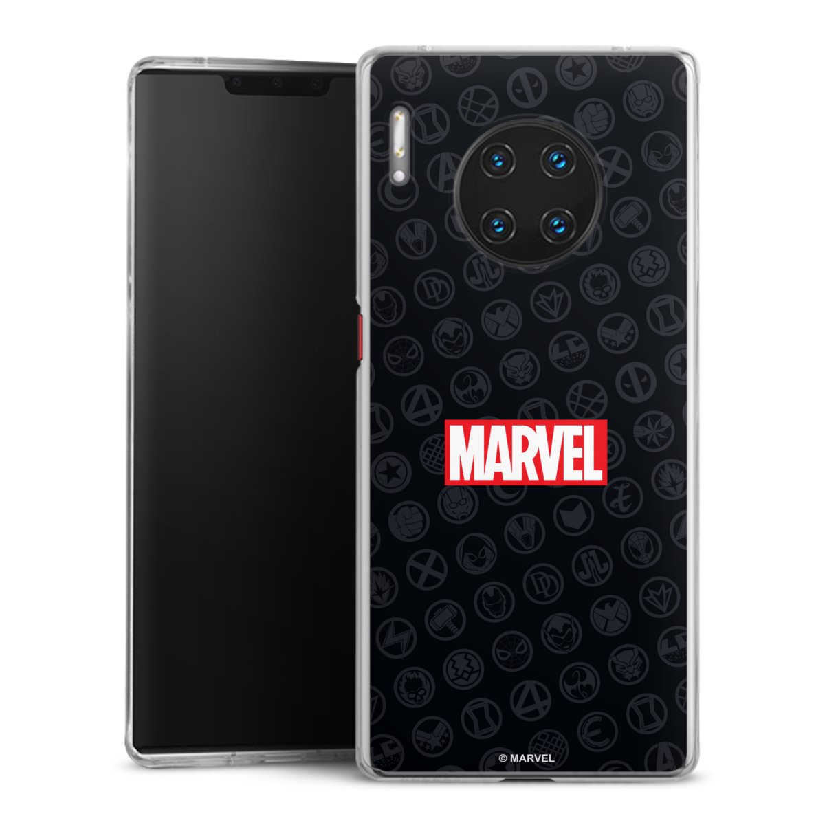 Marvel Logo Black Red 