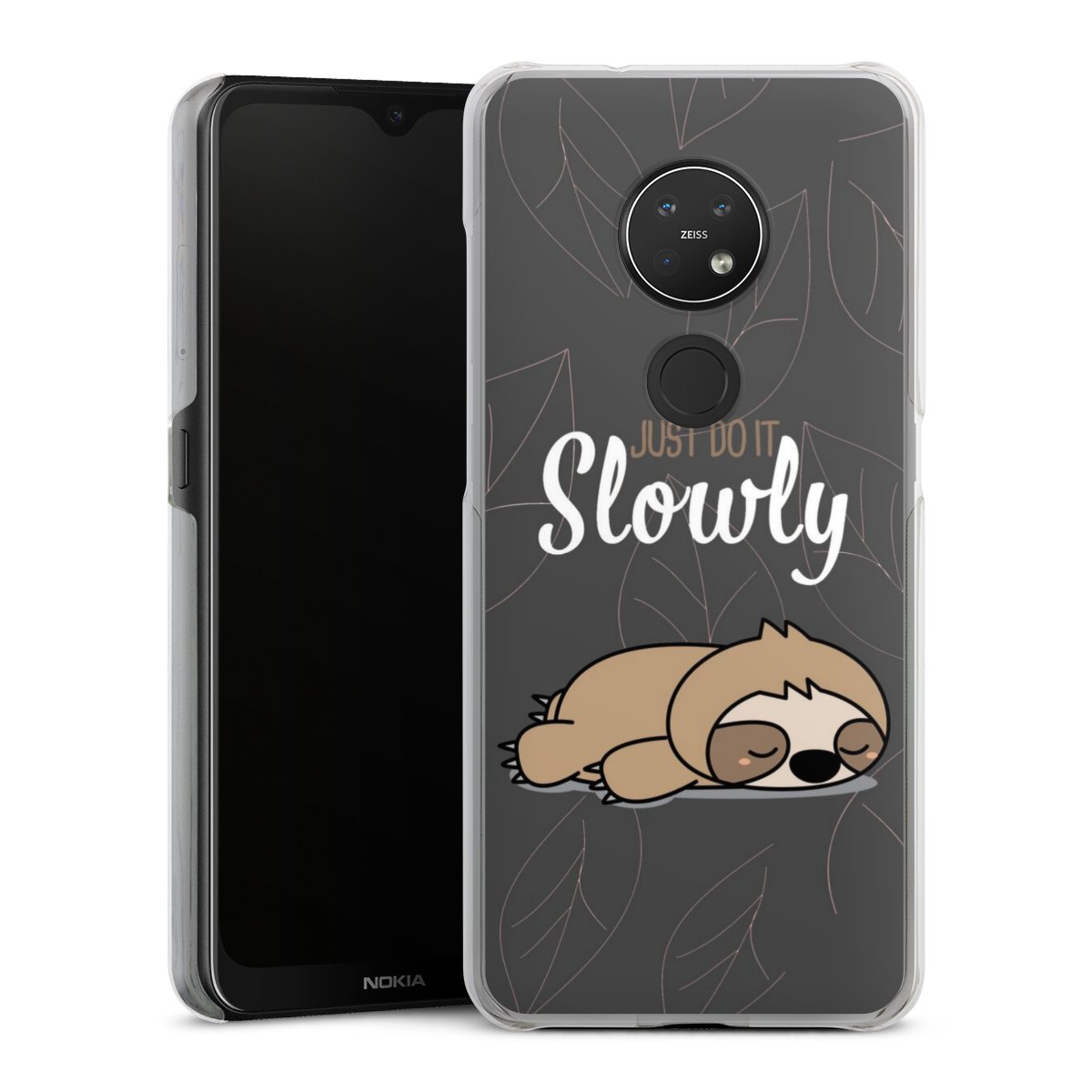 Just Do It Slowly Sloth Grey