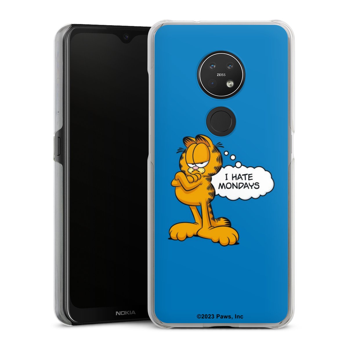 Garfield Ik haat maandagen blauw