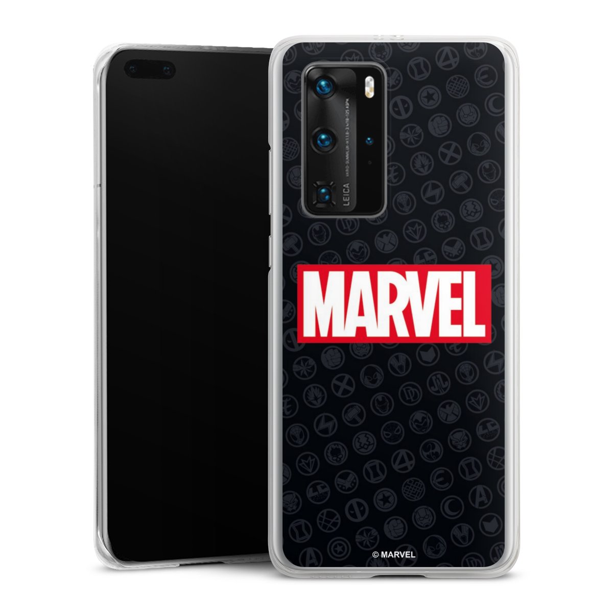 Marvel Logo Black Red 