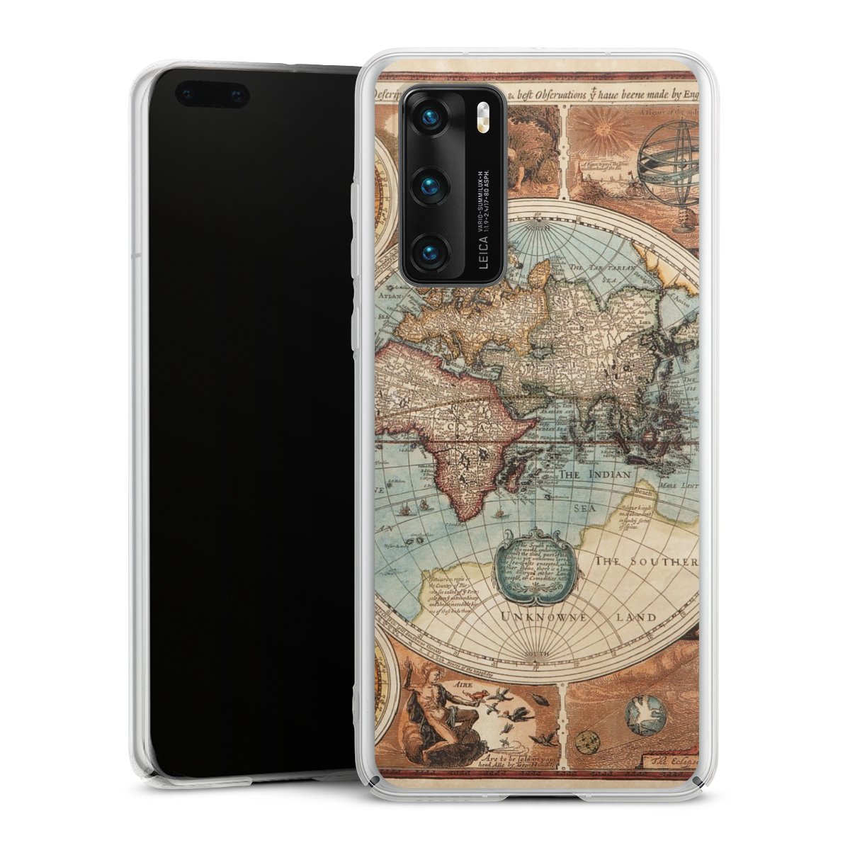 Mappa del mondo vintage