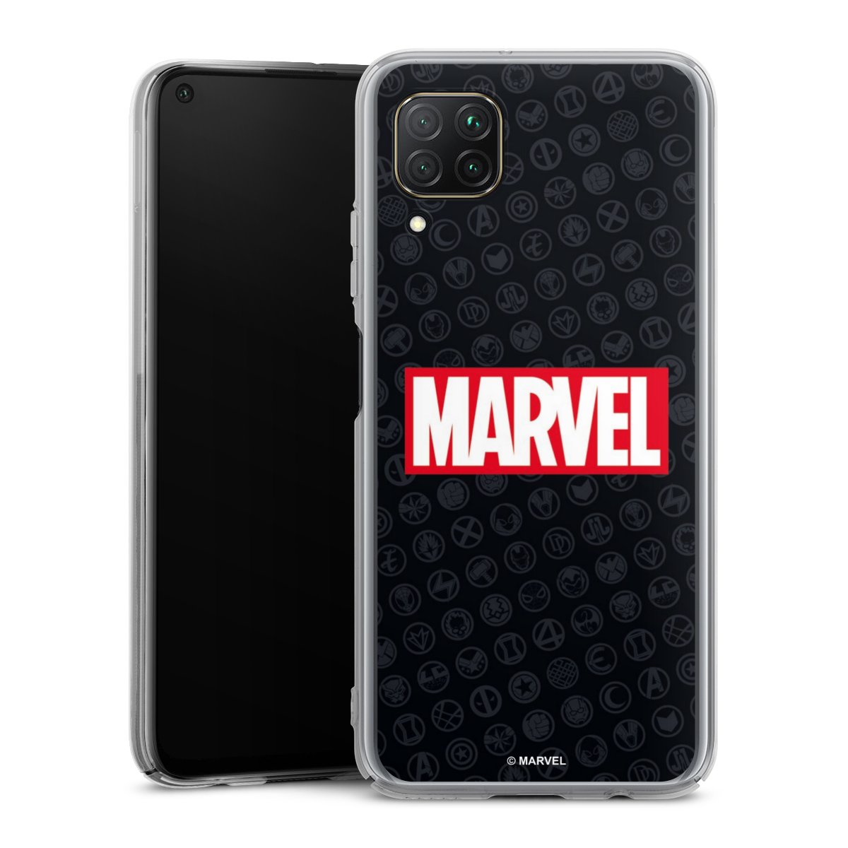 Marvel Logo Black Red 