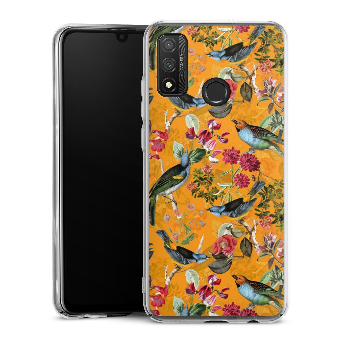 Vogels Bloemen Behang