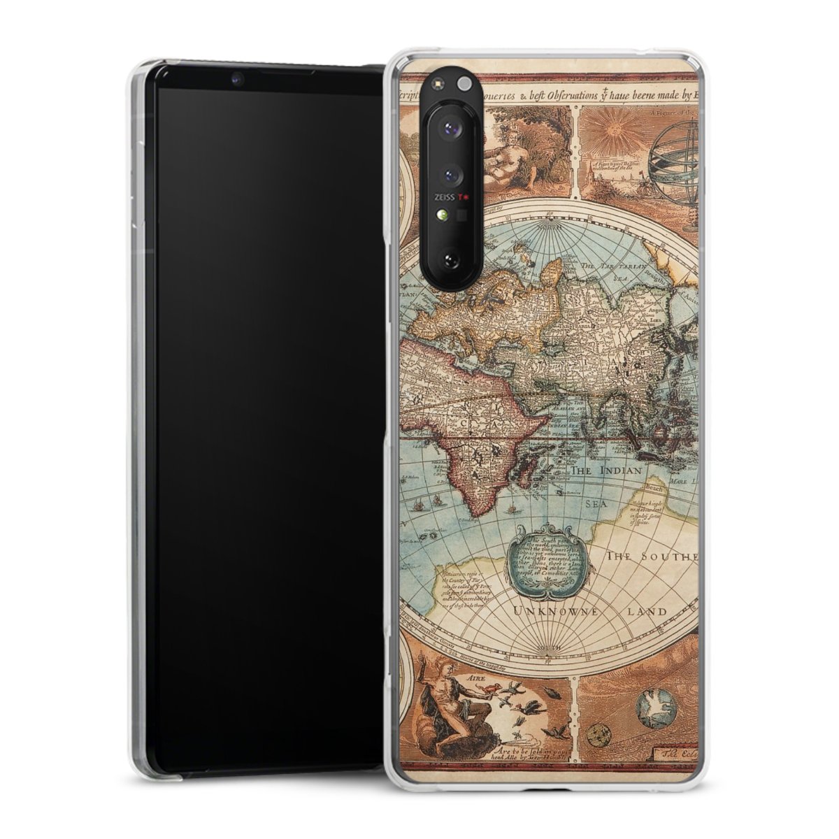 Mappa del mondo vintage