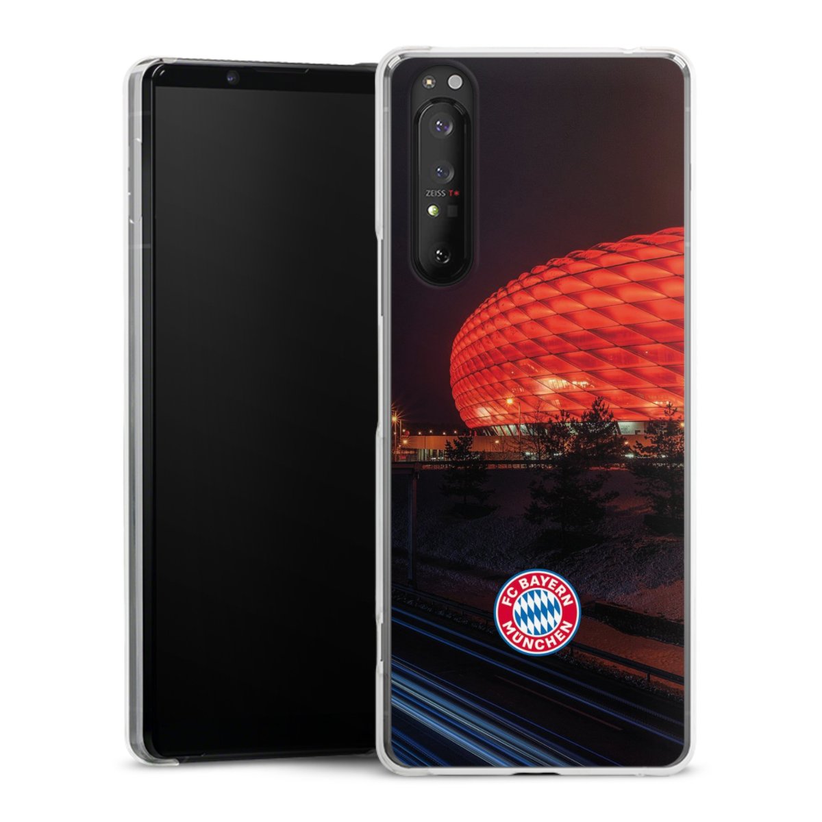 Allianz Arena bei Nacht FCB