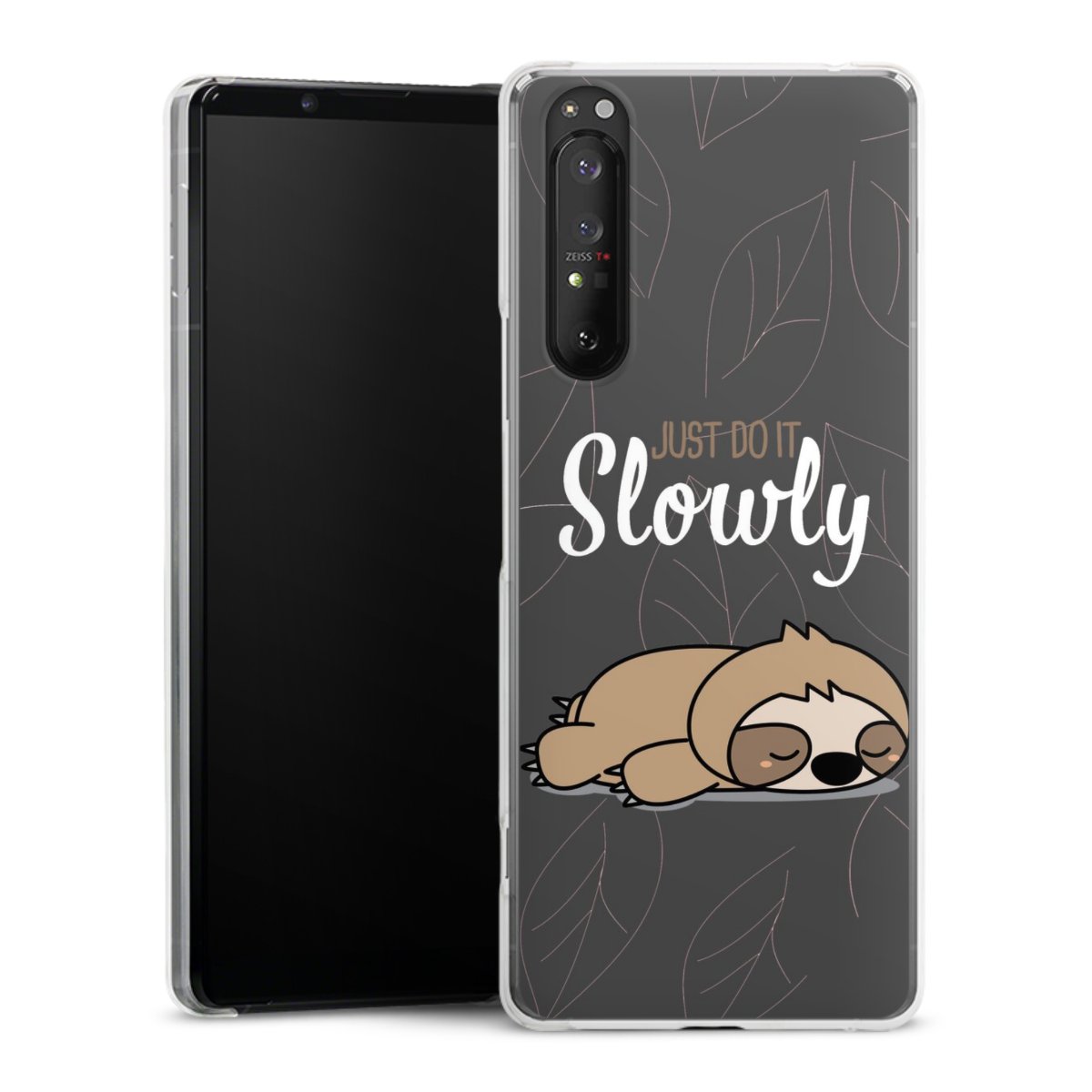 Just Do It Slowly Sloth Grey