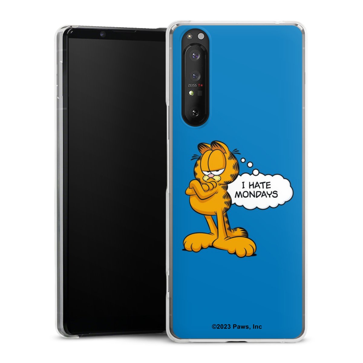 Garfield Ik haat maandagen blauw
