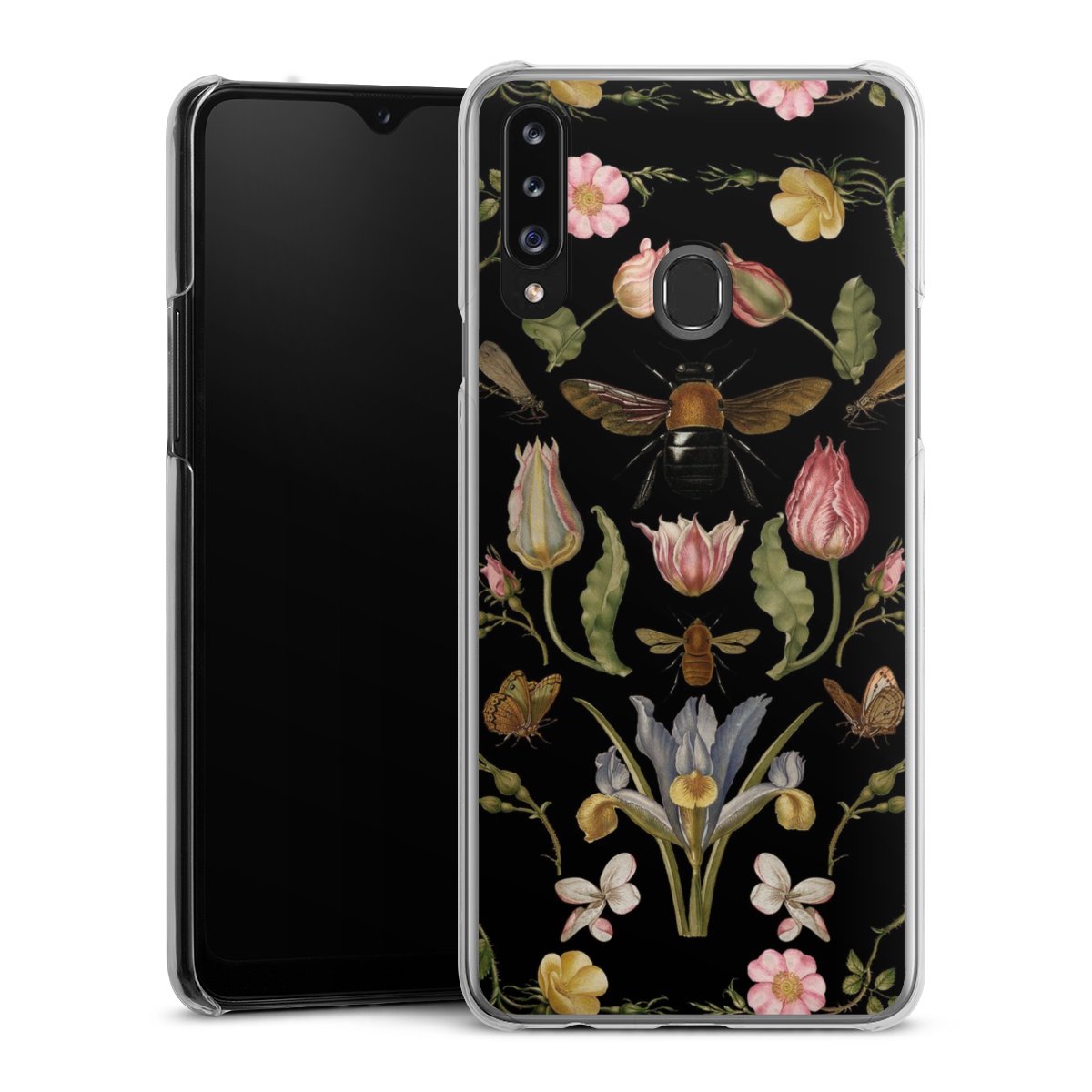 Veldbloemen en Bijen Zwart