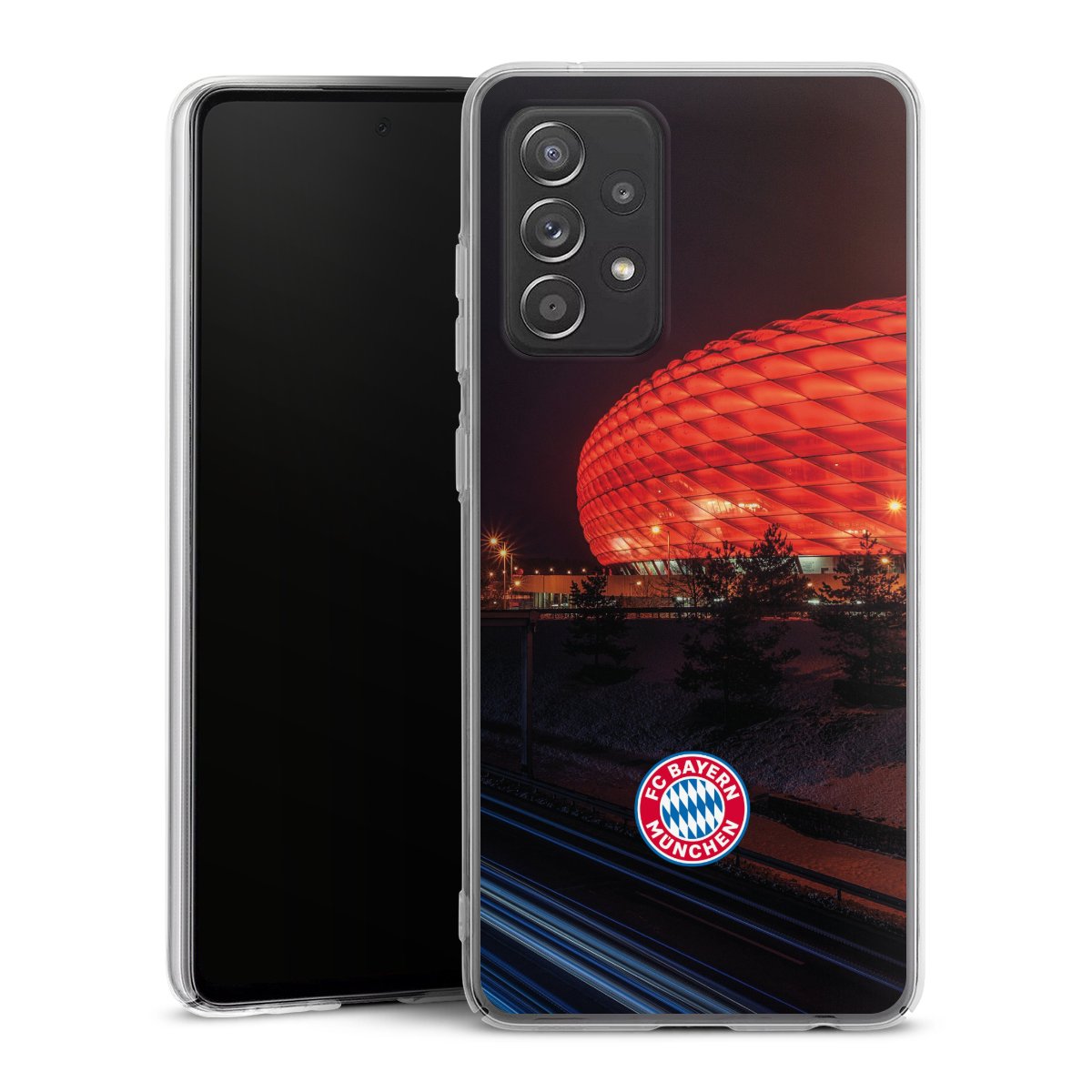 Allianz Arena bei Nacht FCB