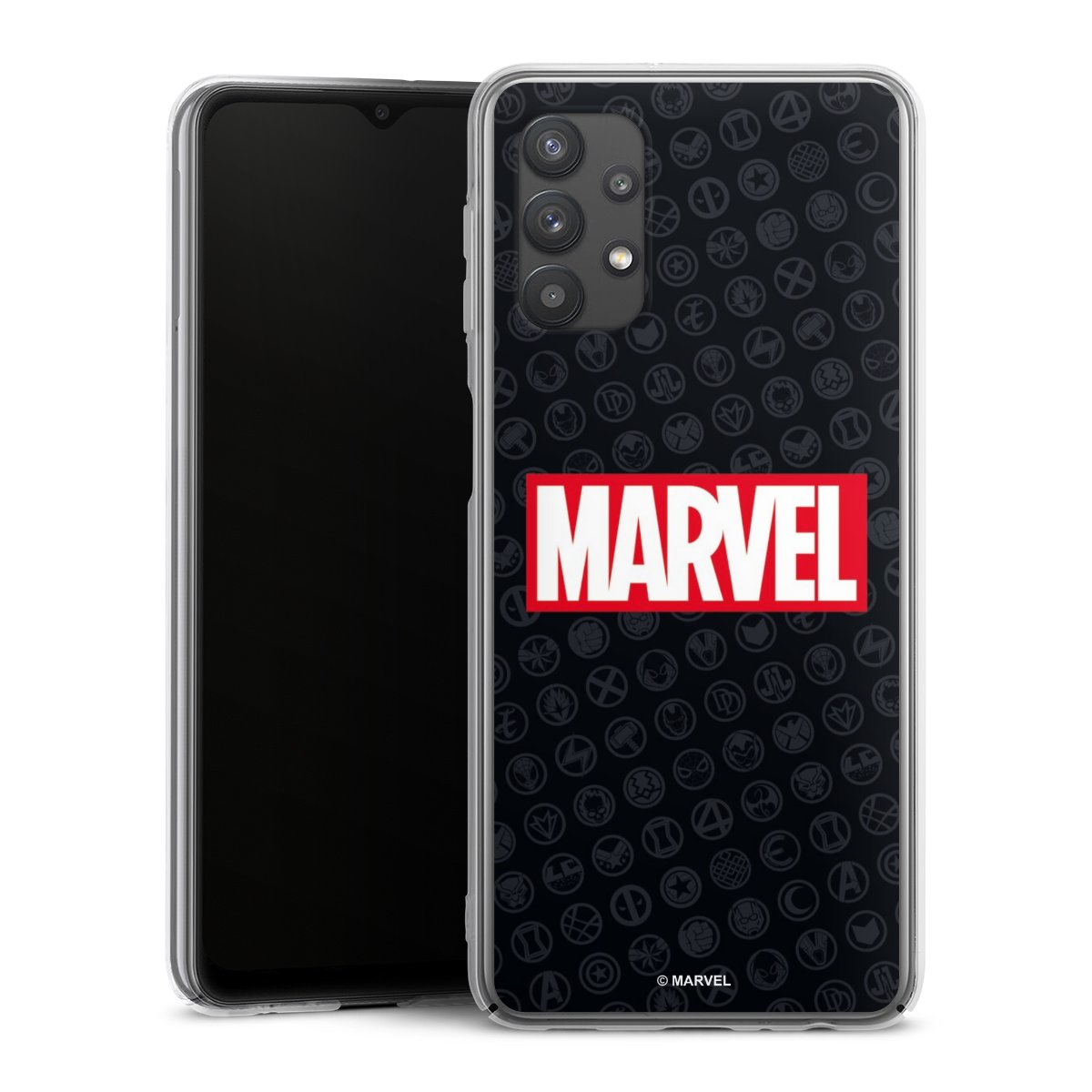 Marvel Logo Black Red 