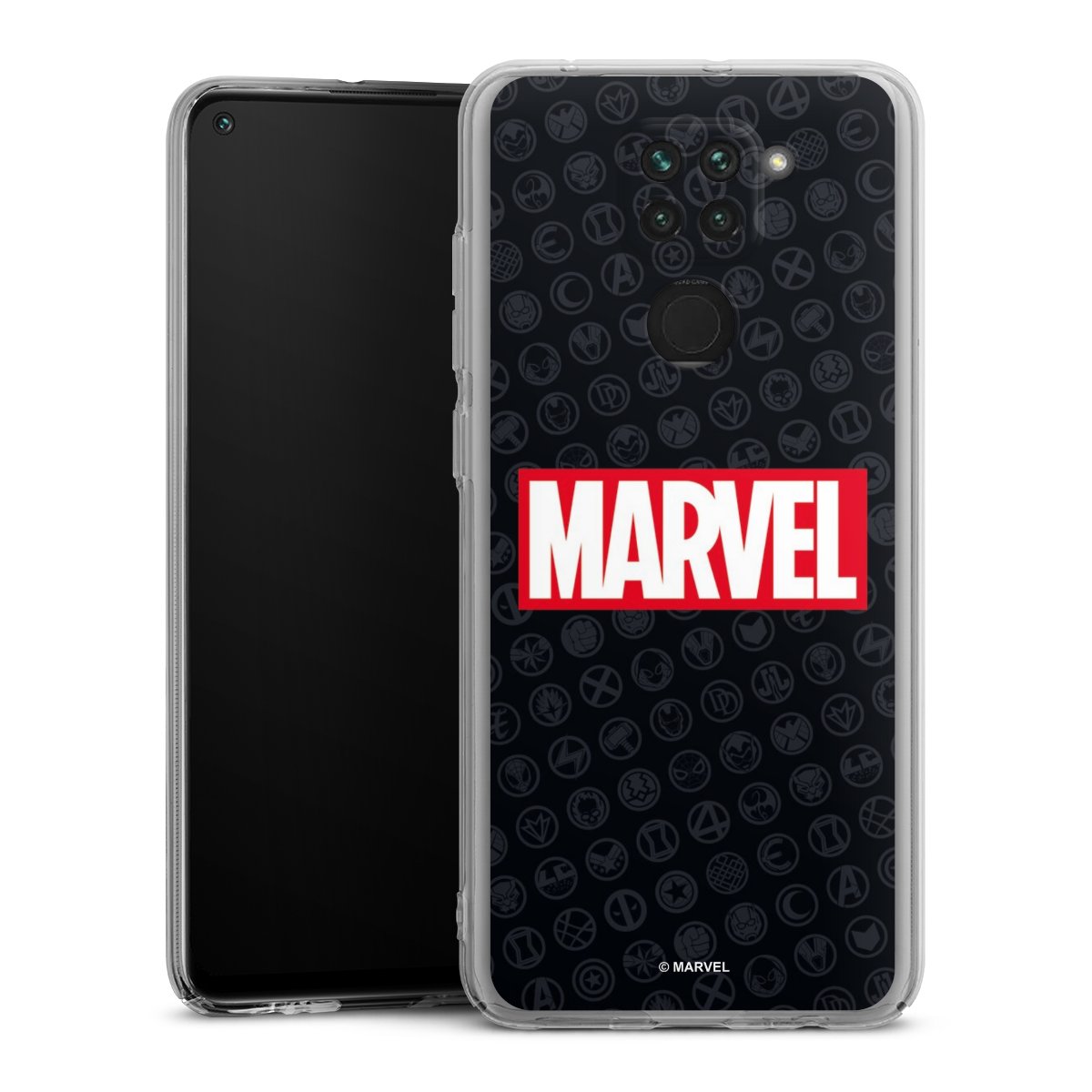 Marvel Logo Black Red 