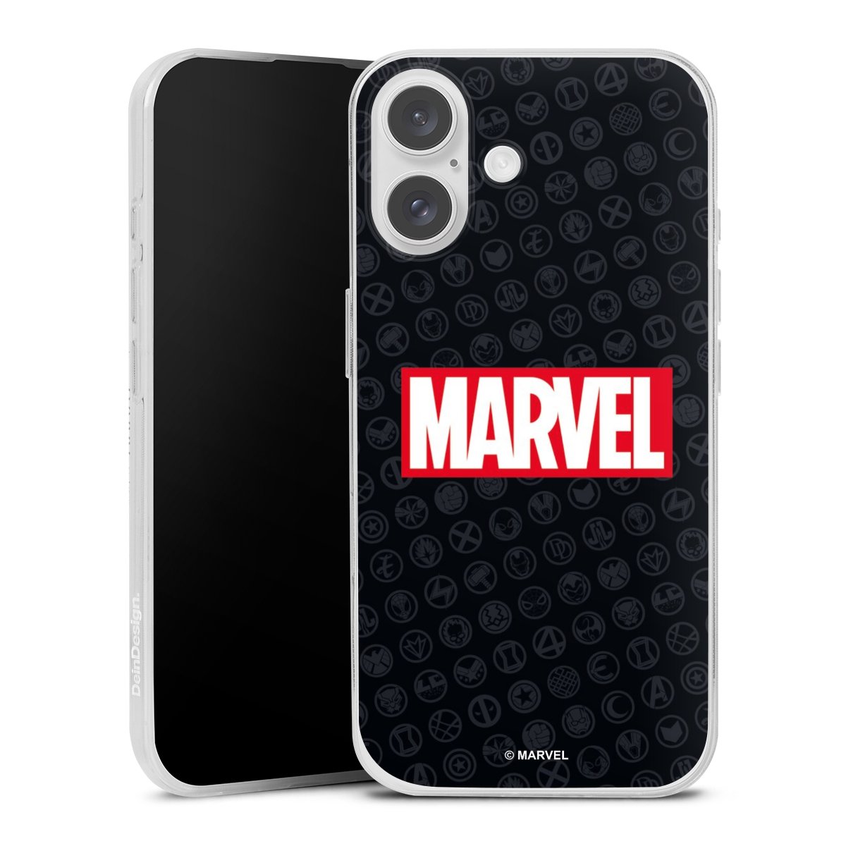 Marvel Logo Black Red 