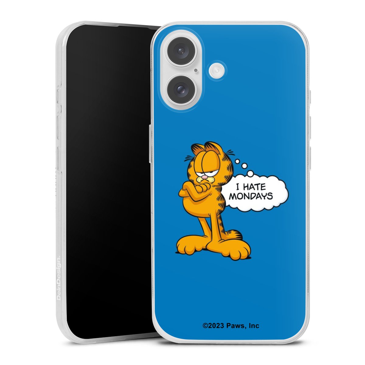 Garfield Ik haat maandagen blauw