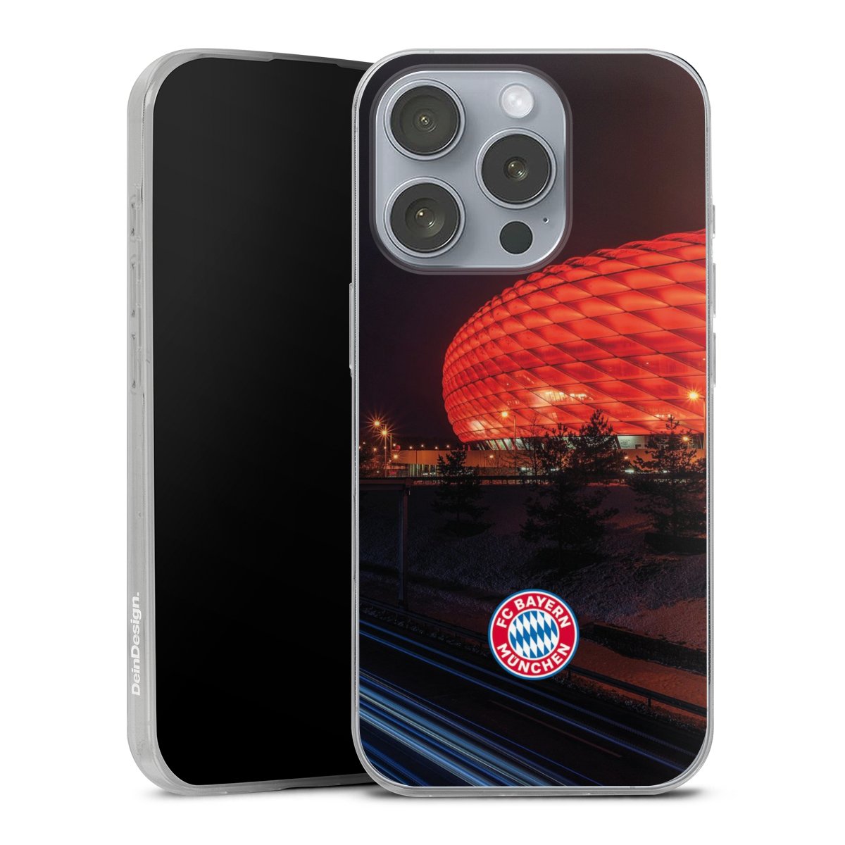 Allianz Arena bei Nacht FCB