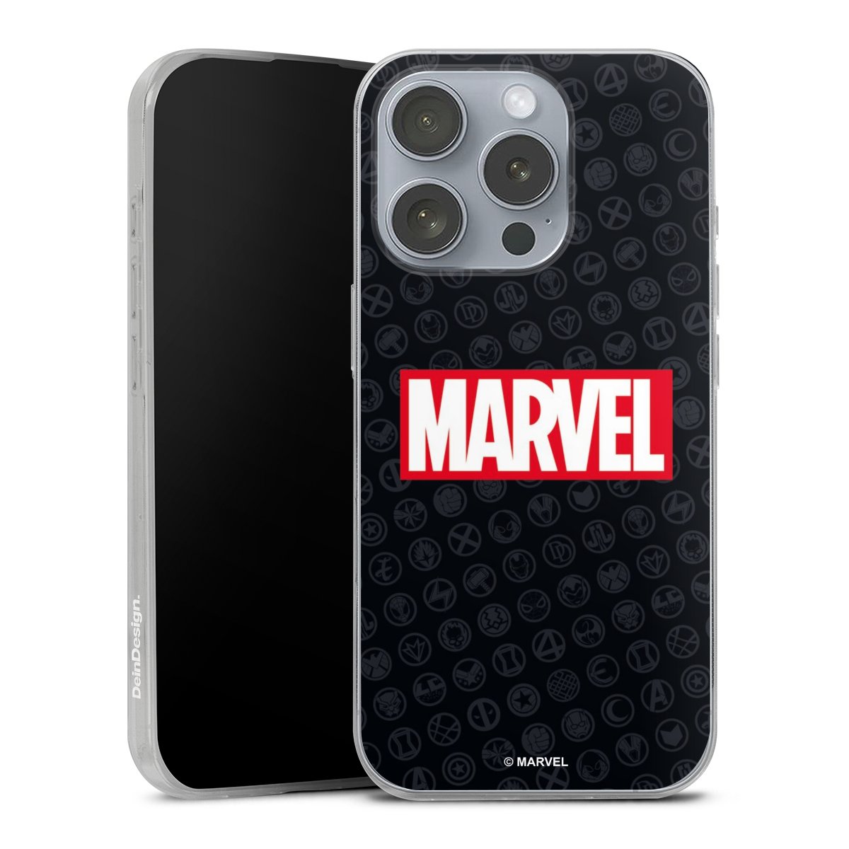 Marvel Logo Black Red 