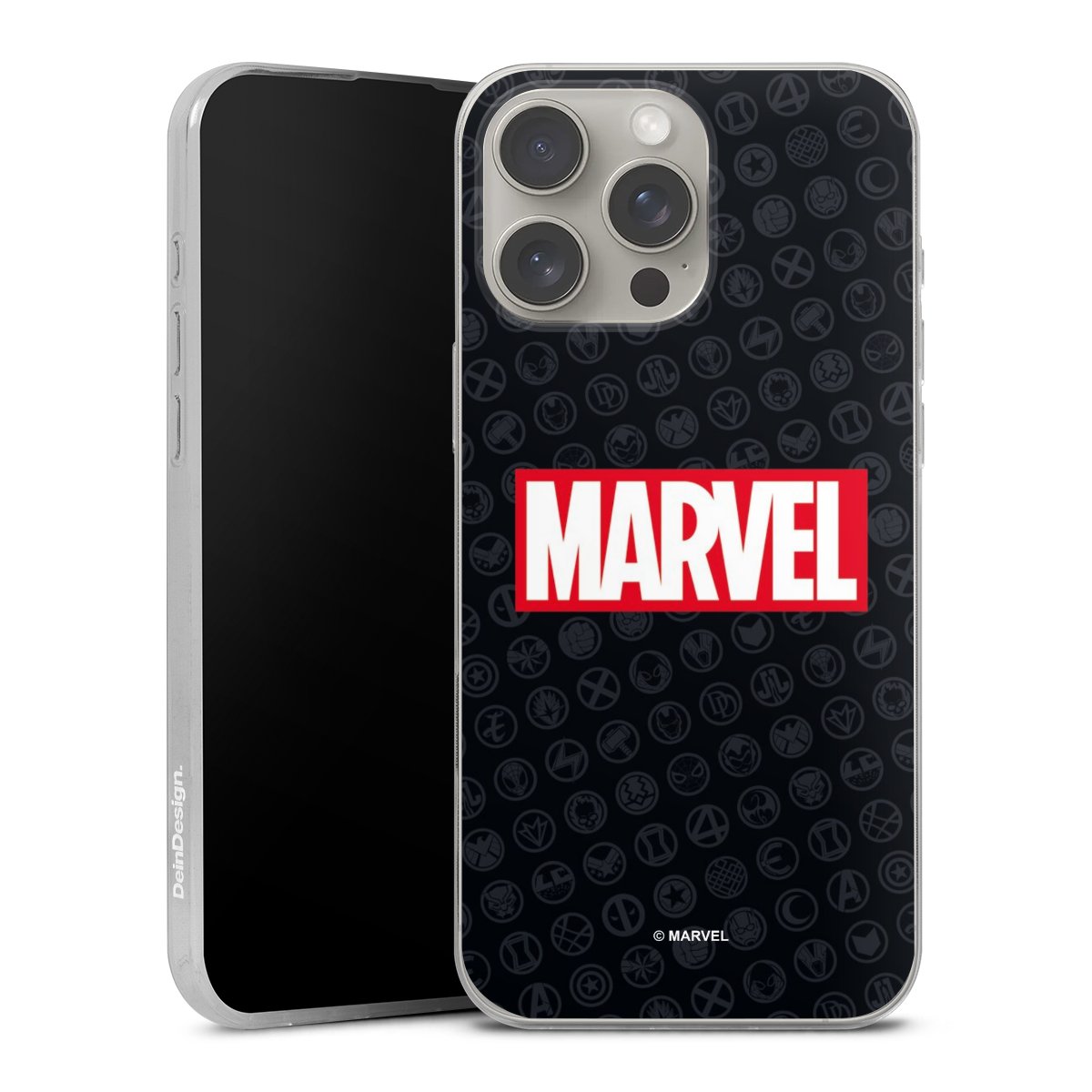 Marvel Logo Black Red 