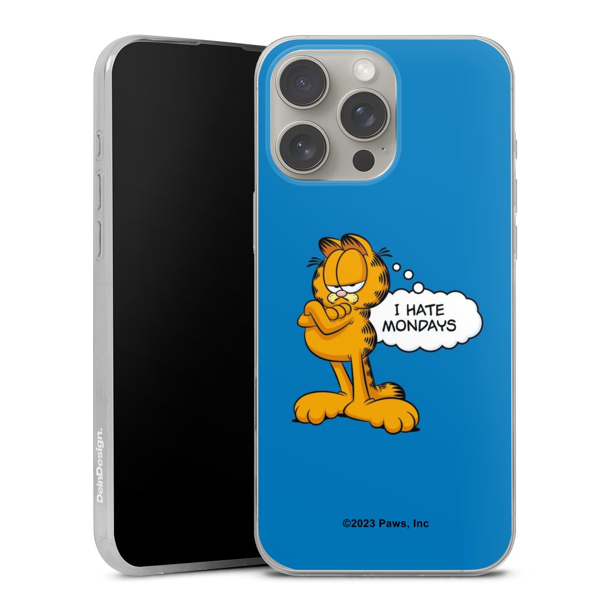 Garfield Je déteste les lundis Bleu