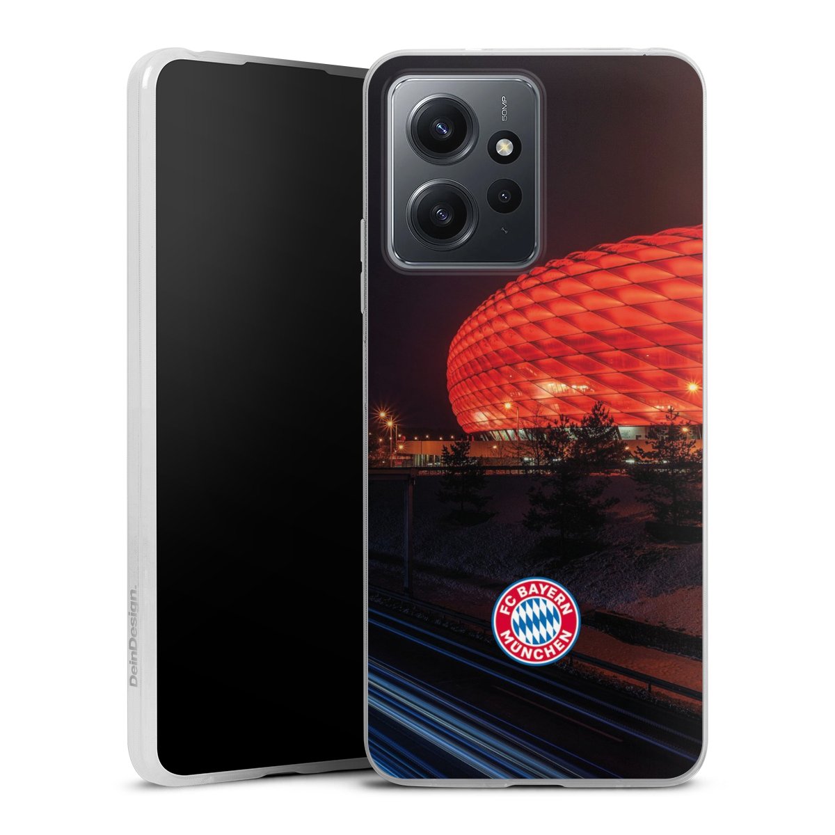 Allianz Arena bei Nacht FCB
