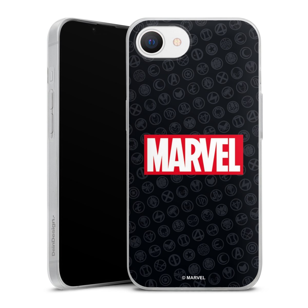 Marvel Logo Black Red 