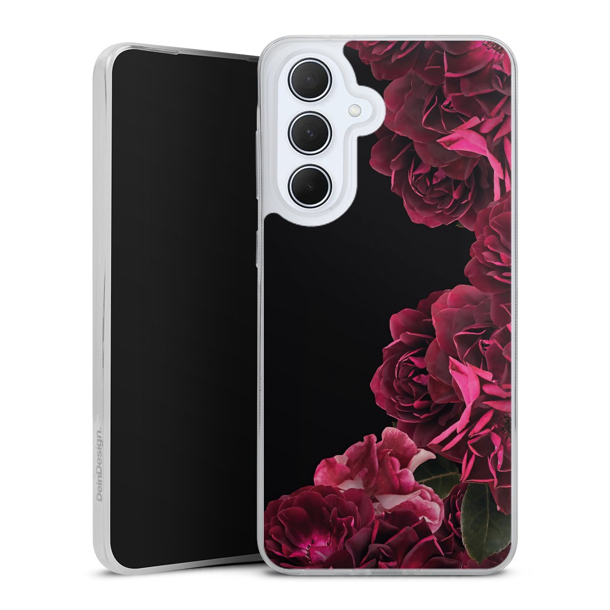 Rose vintage su nero