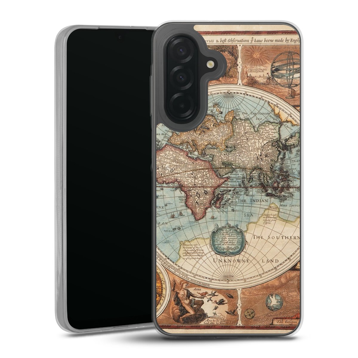 Mappa del mondo vintage