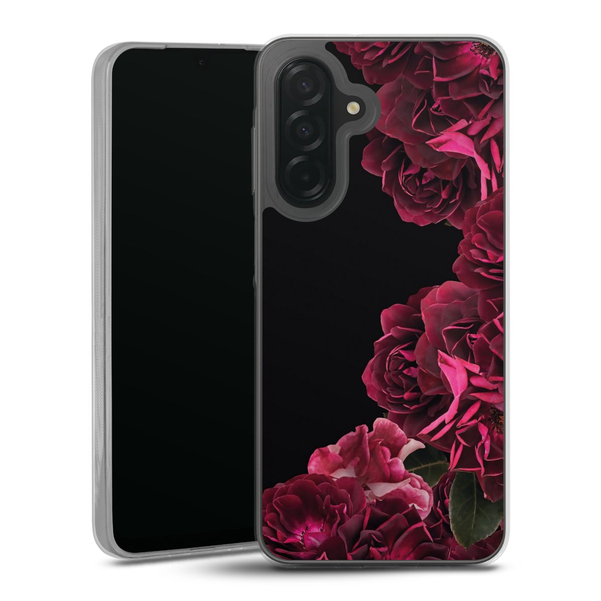 Rose vintage su nero