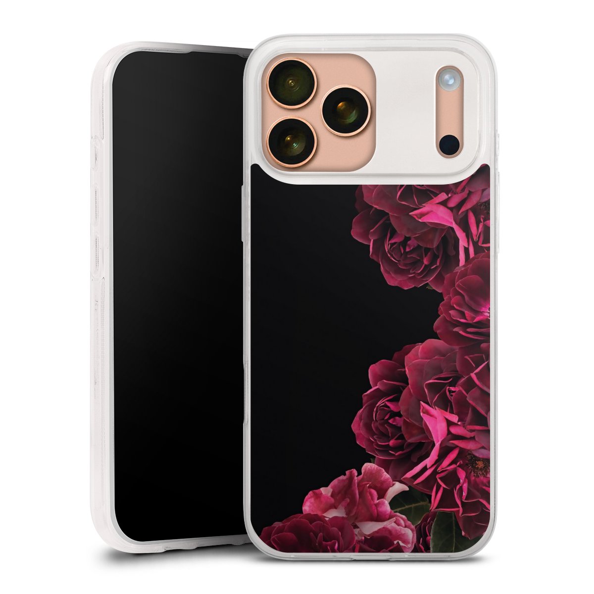 Rose vintage su nero