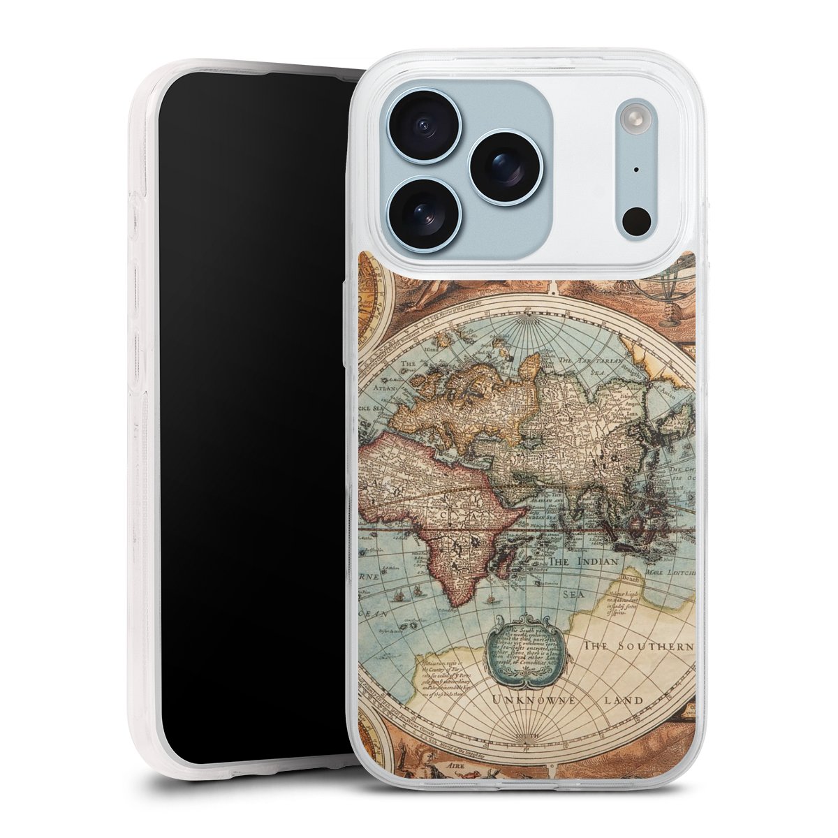 Mappa del mondo vintage