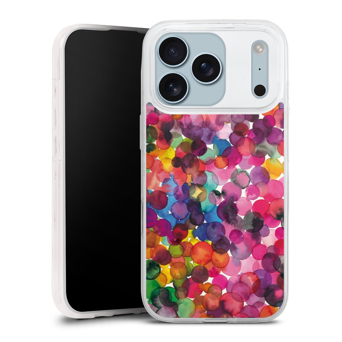 Punti acquerello sovrapposti