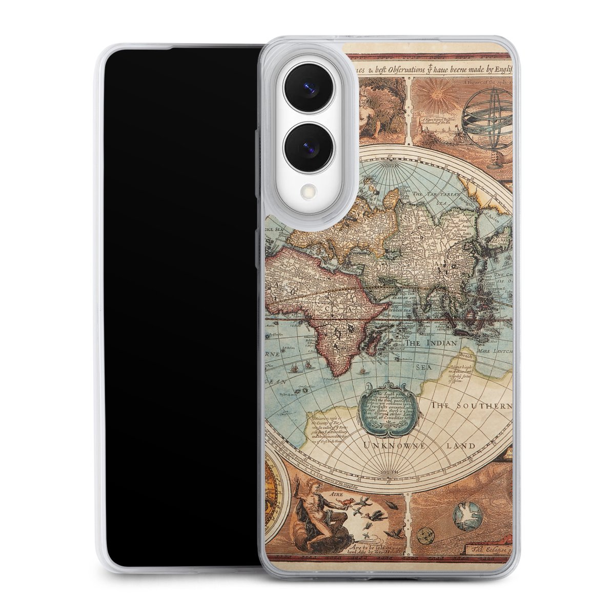 Mappa del mondo vintage