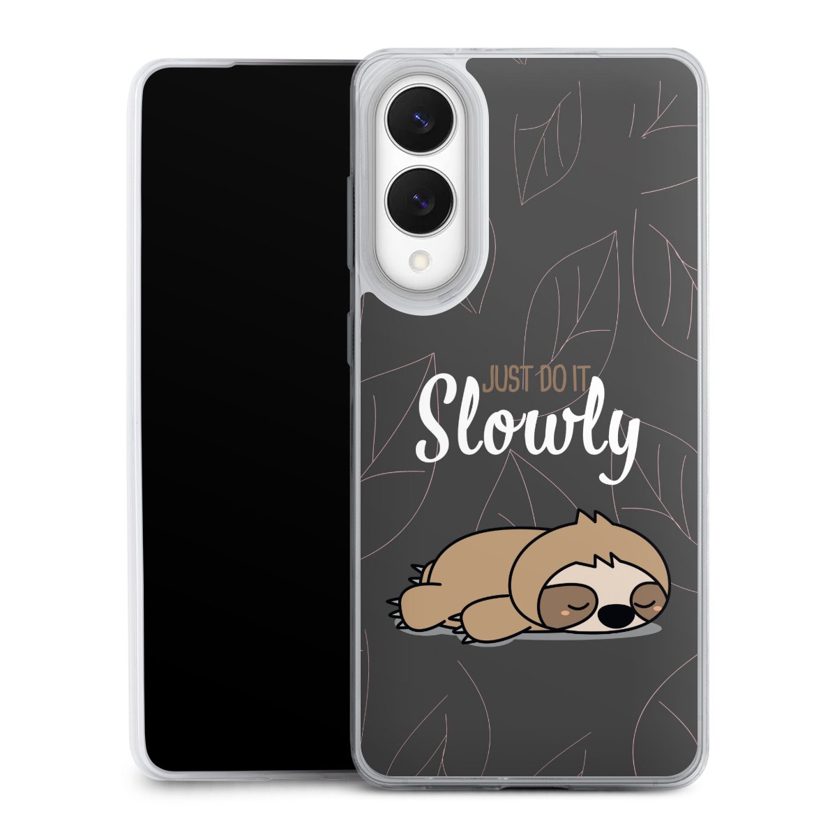 Just Do It Slowly Sloth Grey