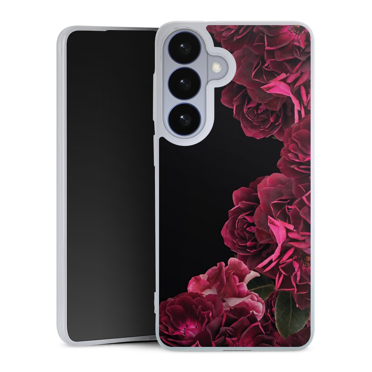 Rose vintage su nero